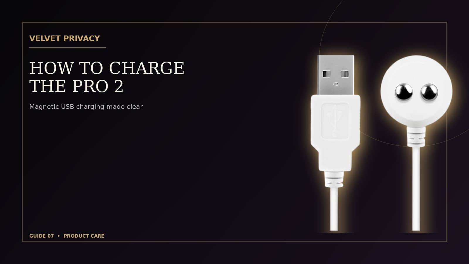 Satisfyer Pro 2 Generation 2 rechargeable device with magnetic USB charging connection