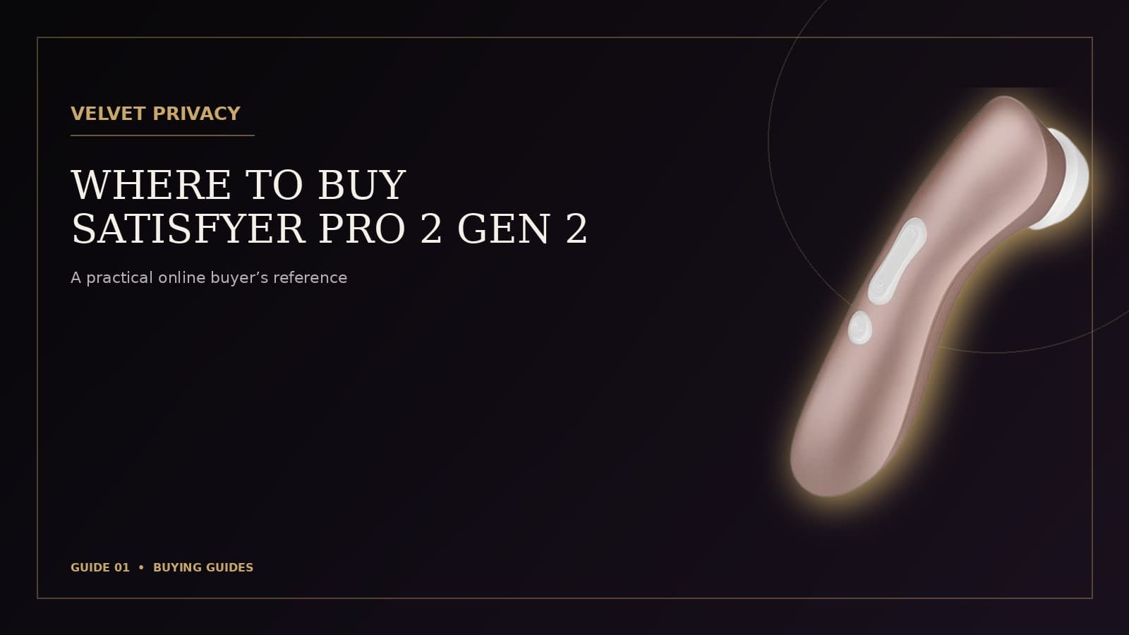 Where to buy Satisfyer Pro 2 Generation 2 online