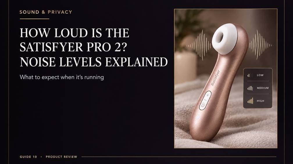 Satisfyer Pro 2 Generation 2 noise levels and quiet operation