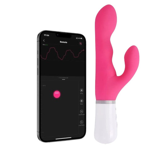 Lovense Nora interactive rabbit vibrator with app-controlled stimulation